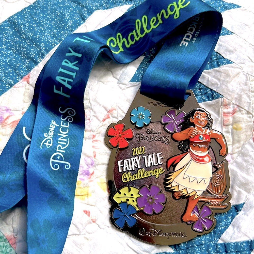 RunDisney 2022 Princess Fairy Tale Challenge Medal